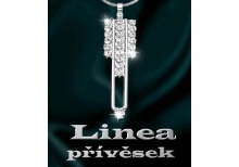 Linea přívěsek - strass stříbřený